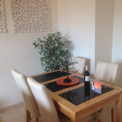 Eat in at Casares holiday apartment