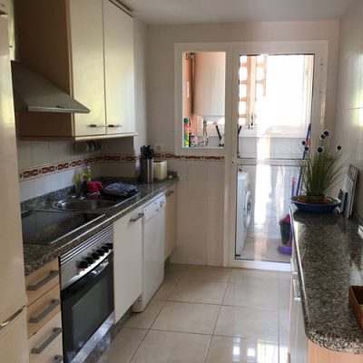 Well equipped kitchen in holiday apartment